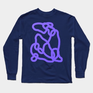 Henri Matisse blue nude line art print Long Sleeve T-Shirt